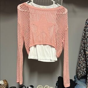 Girls Knitted Top w/ Tank